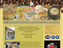 Tablet Screenshot of countyseatcoffeehouse.com